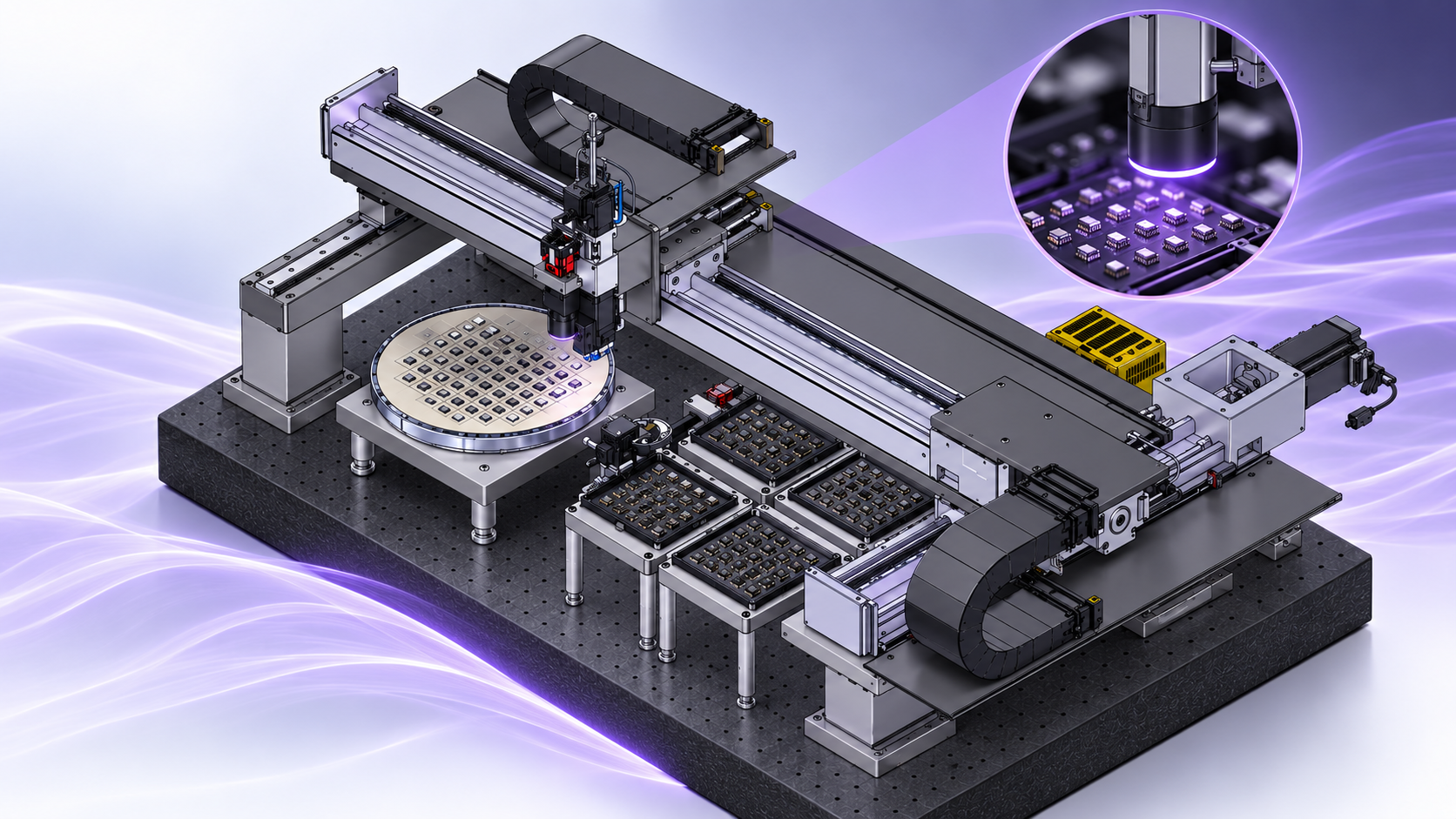 Illustration eines Desktop-Sortiersystems